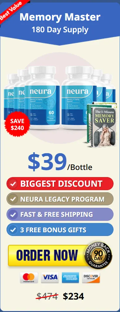 Neura buy now 6 bottles